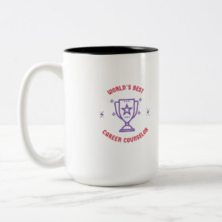 Tasse 2 Couleurs Meilleur conseiller en carrière au monde