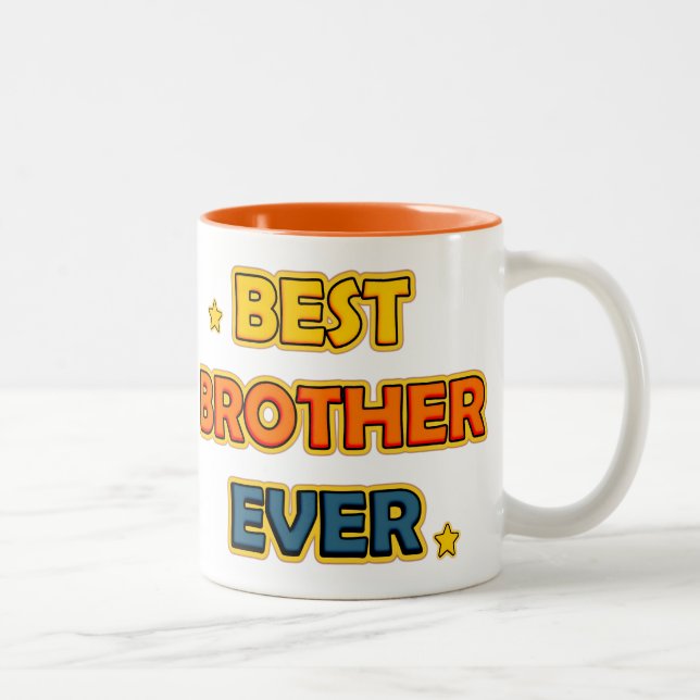 Tasse 2 Couleurs Meilleur frère (Droit)