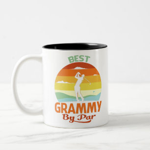 Tasse 2 Couleurs Meilleur Grammy Par Par Fête des pères Golf Chem