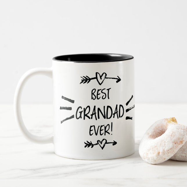 Tasse 2 Couleurs Meilleur Grand Jour (Avec donut)