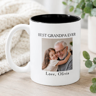 Tasse 2 Couleurs Meilleur Grand-Père Image