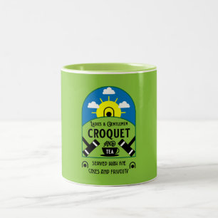 Tasse 2 Couleurs Meilleur jeu de croquet amusant