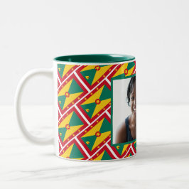 Tasse 2 Couleurs MEILLEUR MOM GRENADIEN Photo personnalisée