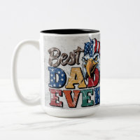 Meilleur Papa Ever Design Aigle Chauve