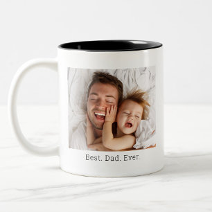 Tasse 2 Couleurs Meilleur papa Jamais Fête des pères photo