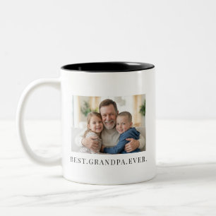 Tasse 2 Couleurs Meilleur Papy de tous les temps Cadeau de la fête