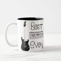 Meilleur Père Jamais ! guitare chord symbole caféi