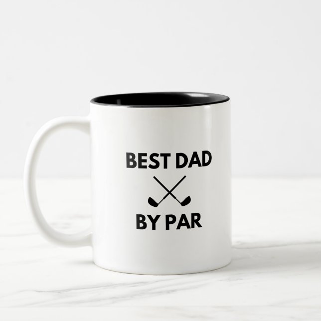 Tasse 2 Couleurs Meilleur père par par par (Gauche)