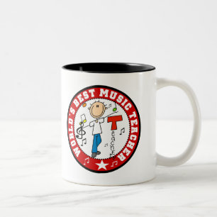 Tasse 2 Couleurs Meilleur professeur de musique du monde