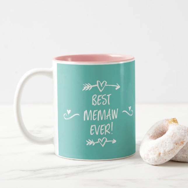 Tasse 2 Couleurs Meilleur souvenir (Avec donut)