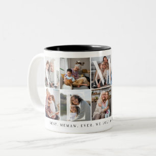 Tasse 2 Couleurs Meilleur souvenir jamais, 10 Cadeau de la grille p