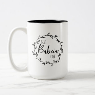 Tasse 2 Couleurs Meilleure Babcia Ever
