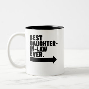 Tasse 2 Couleurs Meilleure belle-fille jamais