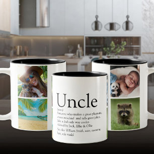 Tasse 2 Couleurs Meilleure définition de tonton Funcle 4 Collage ph