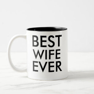 Tasse 2 Couleurs Meilleure femme jamais   Cadeau de la Saint-Valent