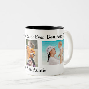 Tasse 2 Couleurs Meilleure fille jamais   Photo personnalisée