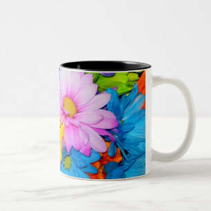 Tasse 2 Couleurs Mélange de pâte à fleur marron