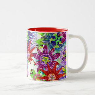 TASSE 2 COULEURS MÉLANGE DU BRÉSIL DE PASSIFLORE