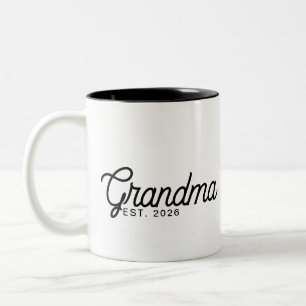 Tasse 2 Couleurs Mémé a créé un nouveau cadeau pour mémé