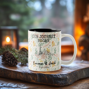 Tasse 2 Couleurs Mémoire de Paris personnalisée - Point de repère d