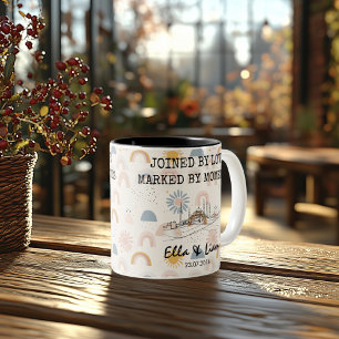 Tasse 2 Couleurs Mémoire d'Istanbul personnalisée - Ligne Art Landm