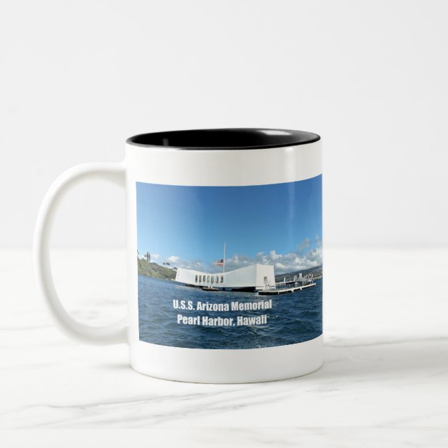 Tasse 2 Couleurs Mémorial de l'Arizona des États-Unis (Gauche)