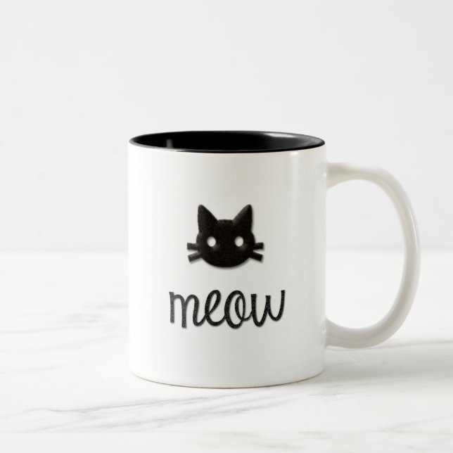 Tasse 2 Couleurs Meow (Droit)