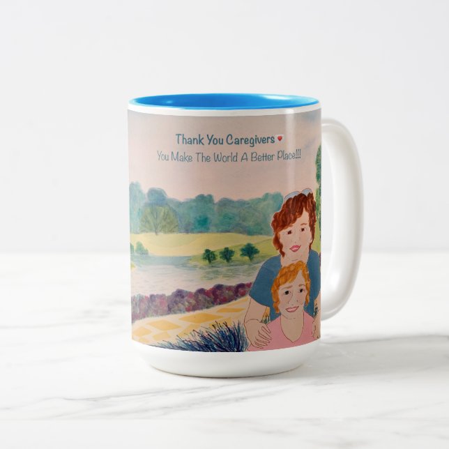 Tasse 2 Couleurs Merci (Devant droit)