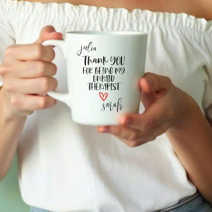 Tasse 2 Couleurs Merci d'être mon thérapeute non rémunéré Meilleur