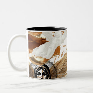 Tasse 2 Couleurs Mère Marie Ange Thème Paisible et Luxueux