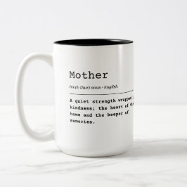 Tasse 2 Couleurs Mère - Une Force Tranquille