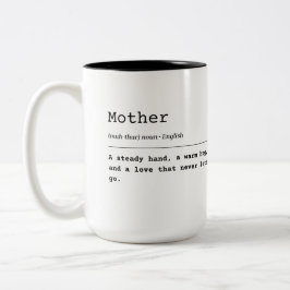 Tasse 2 Couleurs Mère - Une Main Réglée