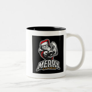Tasse 2 Couleurs Merry Liftmas Père Noël