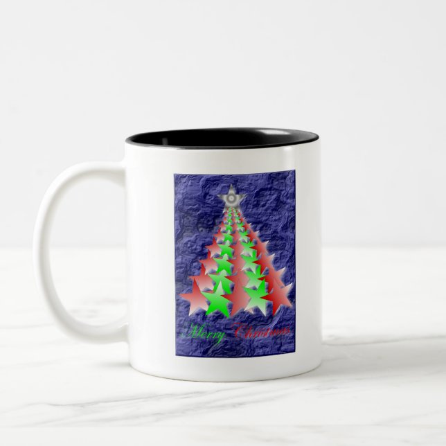 TASSE 2 COULEURS MERRY NOËL 12 (Gauche)