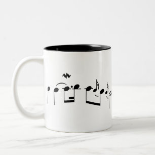 Tasse 2 Couleurs Mesures Bach de variations de Goldberg premières