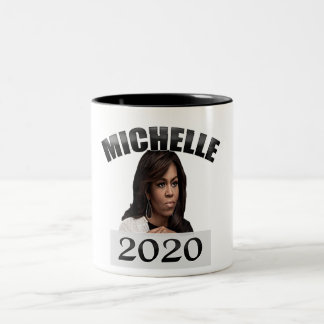Tasse 2 Couleurs Michelle Obama pour le président 2020