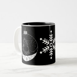 Tasse 2 Couleurs Midnight Snowman