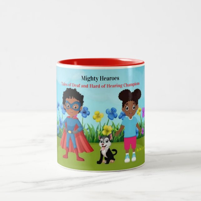 Tasse 2 Couleurs Mighty Hearoes Childrens Book (Centre)