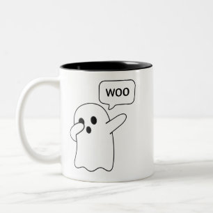 Tasse 2 Couleurs Mignon fantôme Dabbing Danse Graphique drôle