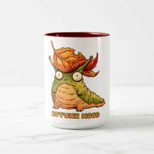 Tasse 2 Couleurs Mignon pull à capuche Humeur d'automne Escargot d'