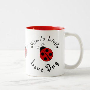 Tasse 2 Couleurs Mignonne coccinelle personnalisée Mimi's Little Lo