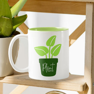 Tasse 2 Couleurs Mignonne maman Plante Plante Lover's