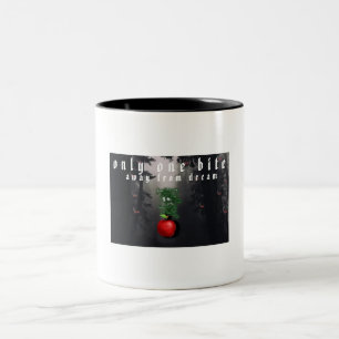 Tasse 2 Couleurs Mikitiez crâne rouge toxique pomme vegan été