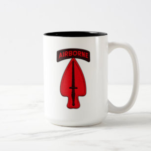 Tasse 2 Couleurs Militaires USASOC Opérations spéciales SOC vét
