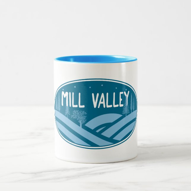 Tasse 2 Couleurs Mill Valley California Outdoor (Centre)