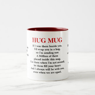 Tasse 2 Couleurs Million d'étreintes expriment un singulier en vers