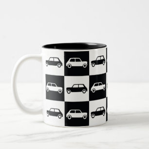 Tasse 2 Couleurs Mini Cooper en carton noir