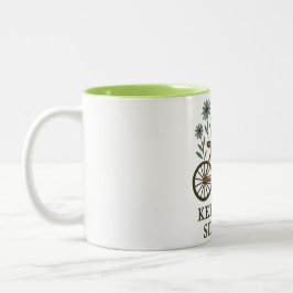 Tasse 2 Couleurs Minimal Nature Quote Design