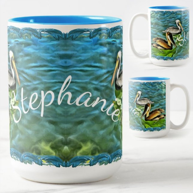 Tasse 2 Couleurs Mismaloya Pelicans 0329 (Créateur téléchargé)