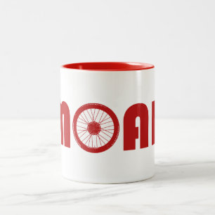 Tasse 2 Couleurs Moab (roue de vélo)
